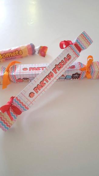Porta Balinha de Goma - Lembrancinha para Alunos Boas Férias