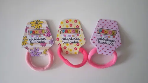 Elástico de Cabelo Personalizada Brinde de Festa Junina