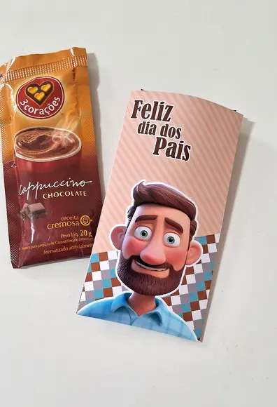 Lembrancinha Dia dos Pais- Porta Café