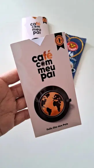 Lembrancinha Dia dos Pais Cristão- Porta Café
