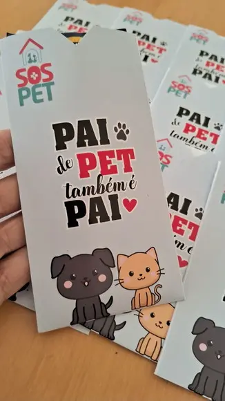 Lembrancinha Dia dos Pais- Porta Café Pai de Pet