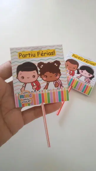 Lembrancinha para Alunos - Capa para Pirulito (sem doce)