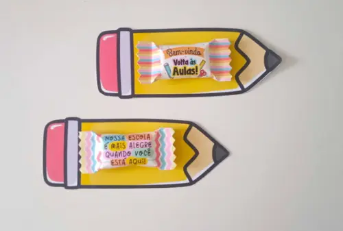 Lembrancinha para Alunos - Balinha Volta às Aulas
