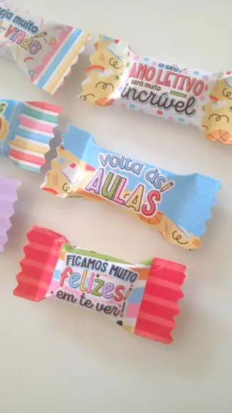 Lembrancinha Volta Ás Aulas - Balinha Personalizada