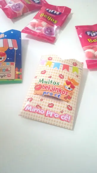 Porta Fini Beijos - Festa Junina - Doce Não Acompanha