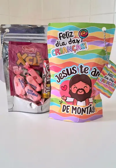 Saquinho Personalizado - Dia das Crianças Cristão