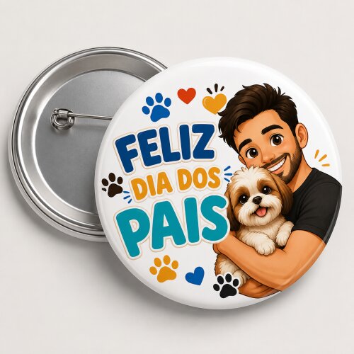 Botton Lembrancinha Pai de Pet