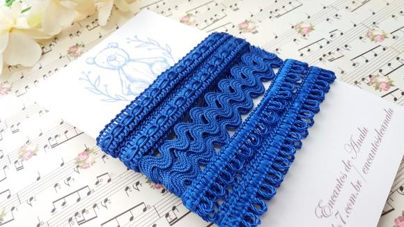 Kit de Aviamentos Coordenados Azul Royal