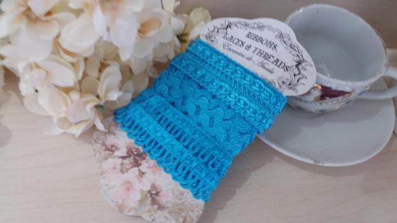 Kit de Aviamentos Coordenados Azul Turquesa
