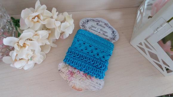 Kit de Aviamentos Coordenados Azul Turquesa
