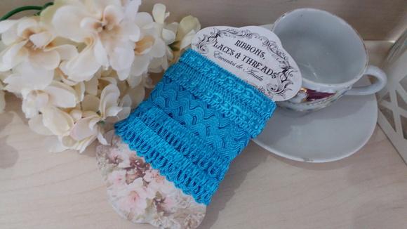 Kit de Aviamentos Coordenados Azul Turquesa