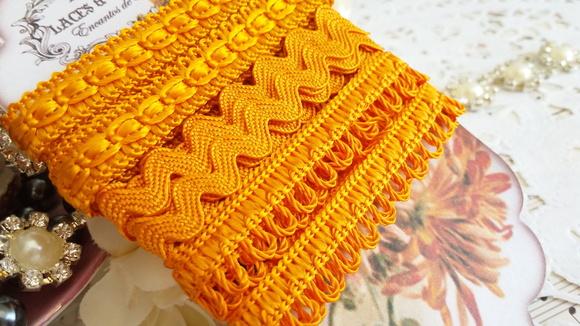 Kit de Aviamentos Coordenados Laranja