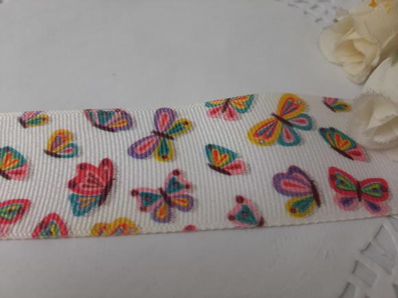 Kit De Fitas De Gorgurão Borboletinhas Coloridas