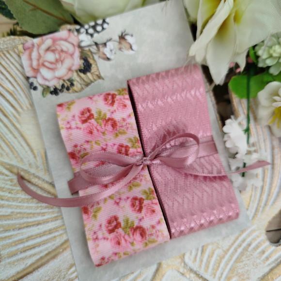 Kit de Fitas Decorativas - Tons e Estampas Rosa | 318798