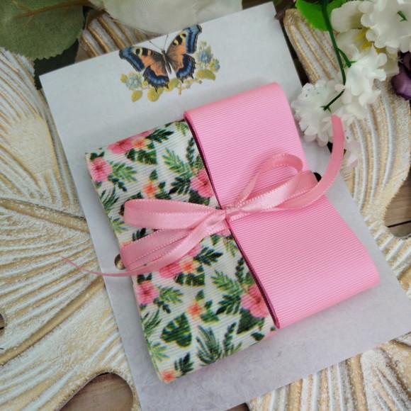 Kit de Fitas Decorativas FloresTropicais Rosa