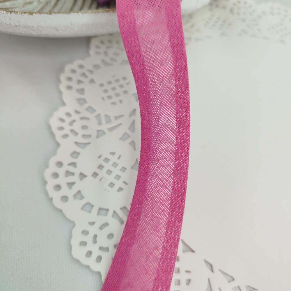Vies de Algodão Rosa Pink  - 23mm de largura - Lote de 5 Metros