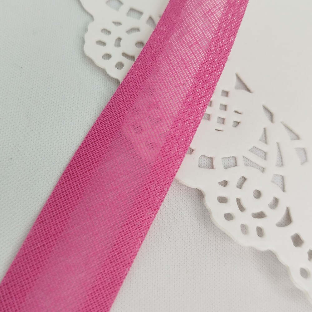 Vies de Algodão Rosa Pink  - 23mm de largura - Lote de 5 Metros