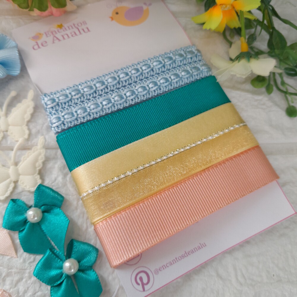 Kit de Fitas e Enfeites CoordenadosCandy Color