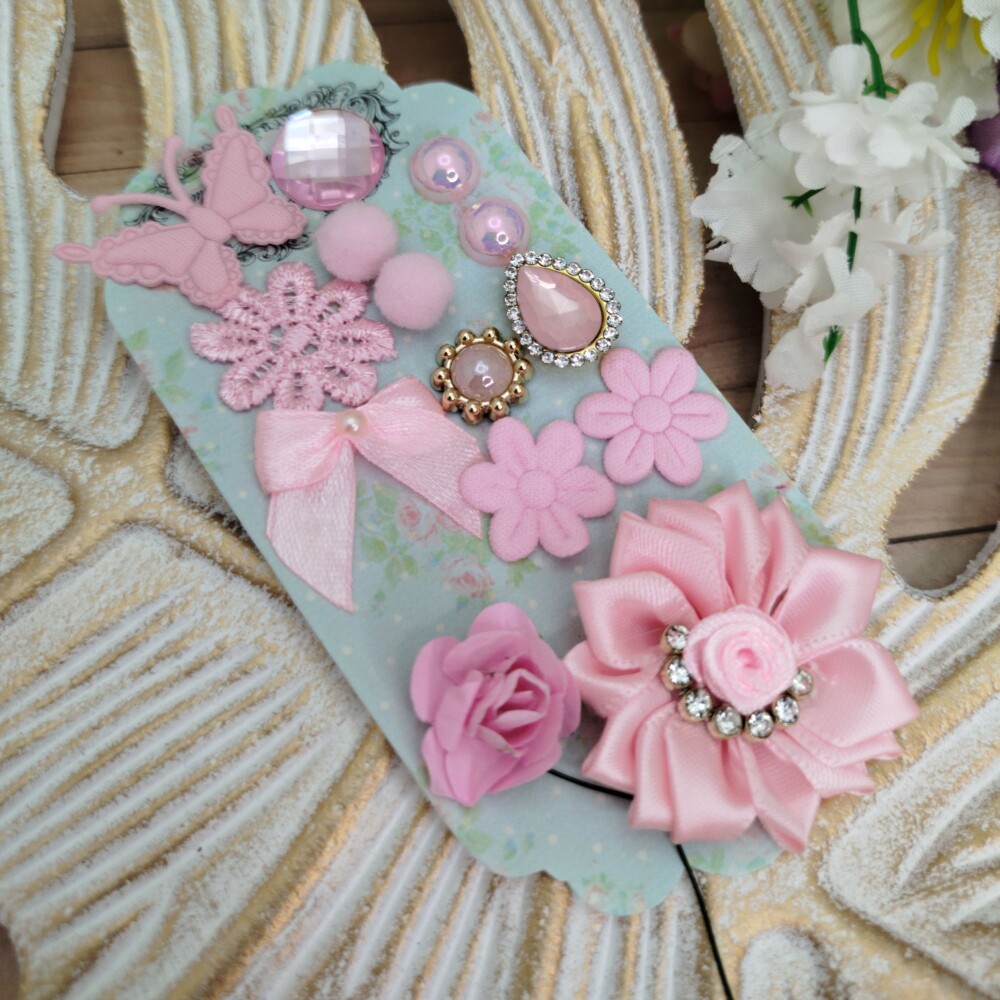 Kit de Ornamentos e Enfeites Coordenados Cor Rosa