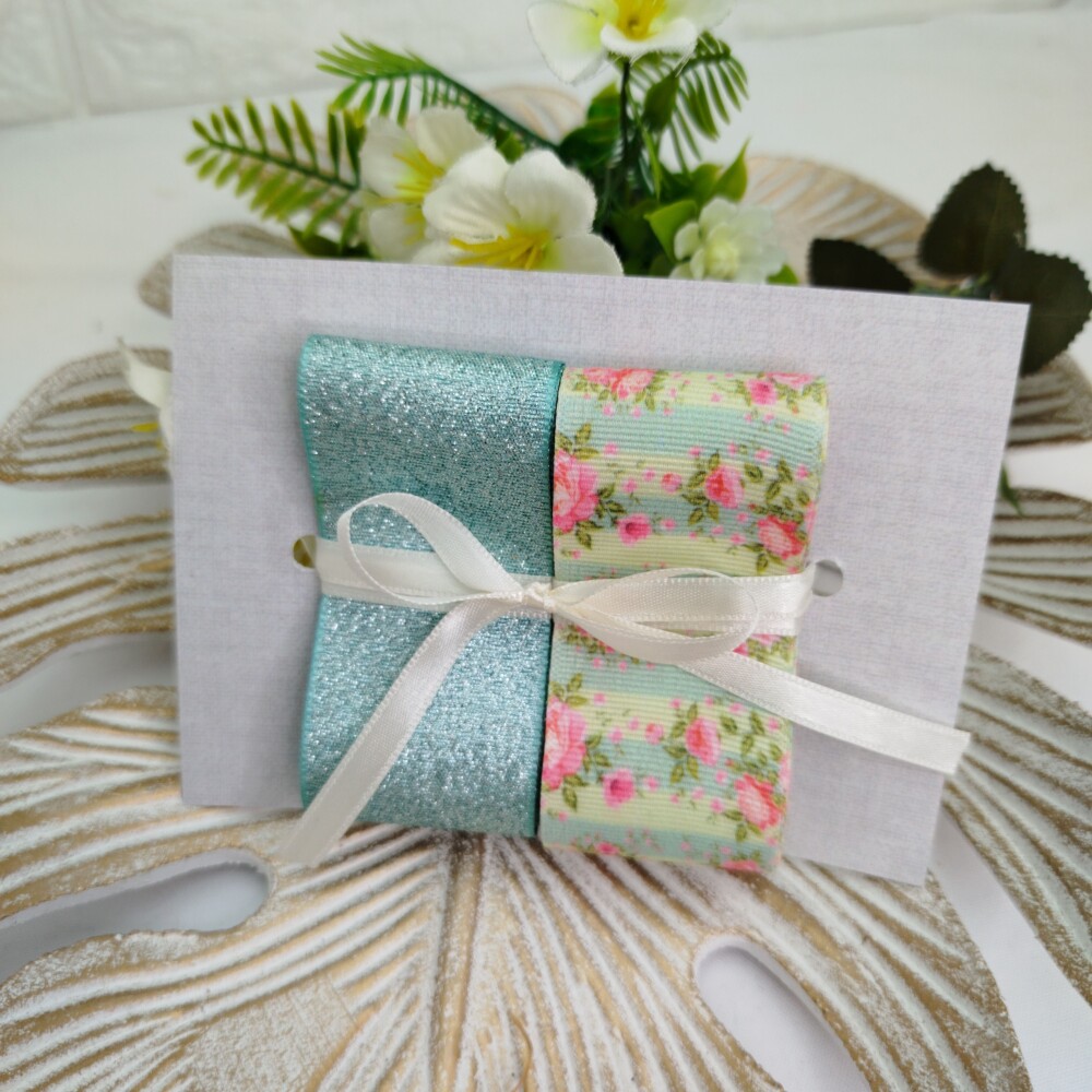 Kit de Fitas Floral Miudo e Lurex Tiffany