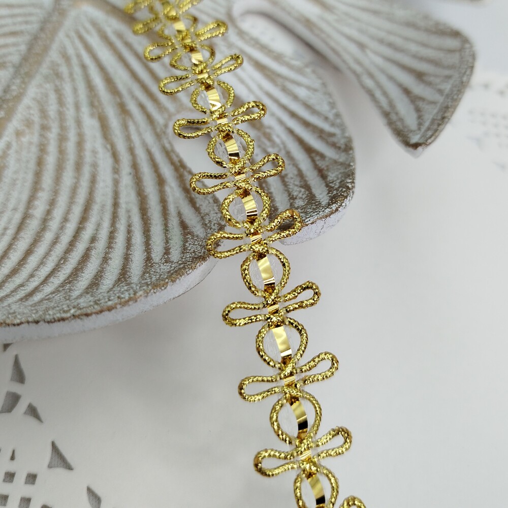 Galão Decorativo Dourado - Venda a Metro