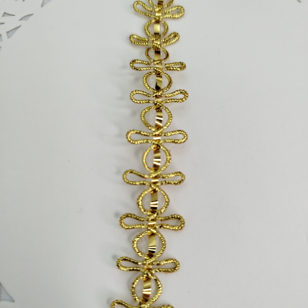 Galão Decorativo Dourado - Venda a Metro
