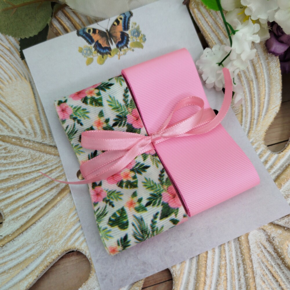 Kit de Fitas Decorativas FloresTropicais Rosa
