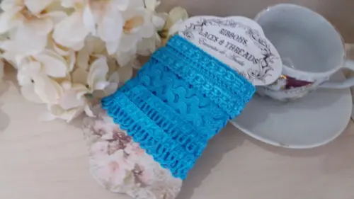 Kit de Aviamentos Coordenados Azul Turquesa