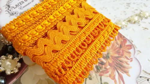 Kit de Aviamentos Coordenados Laranja