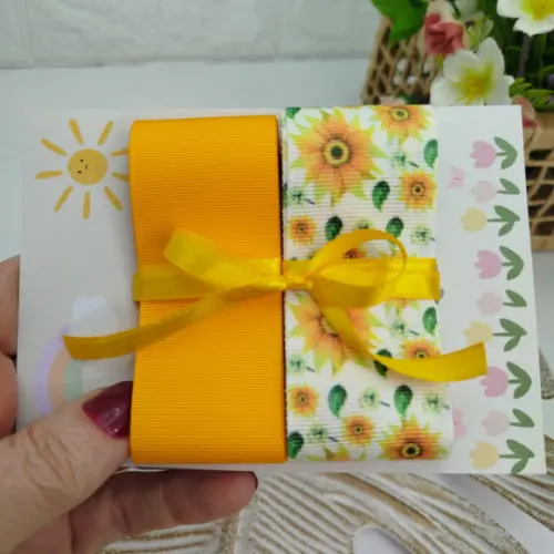 Kit de Fitas Decorativas - Girasol Amarelo