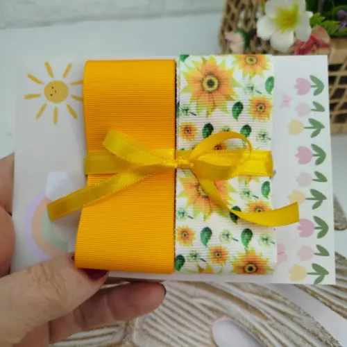 Kit de Fitas Decorativas - Girasol Amarelo