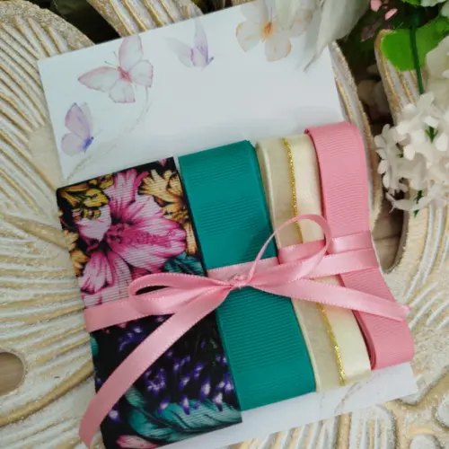 Kit de Fitas Decorativas Floral em Cores Coordenadas