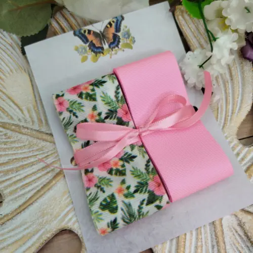 Kit de Fitas Decorativas FloresTropicais Rosa