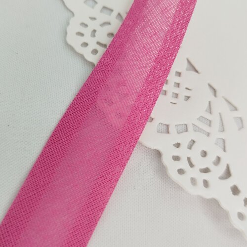 Vies de Algodão Rosa Pink  - 23mm de largura - Lote de 5 Metros