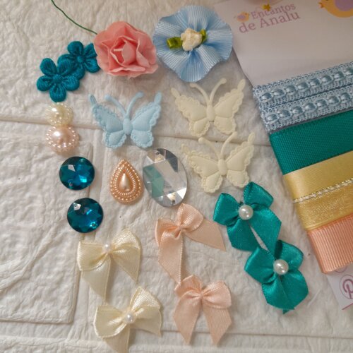 Kit de Fitas e Enfeites CoordenadosCandy Color