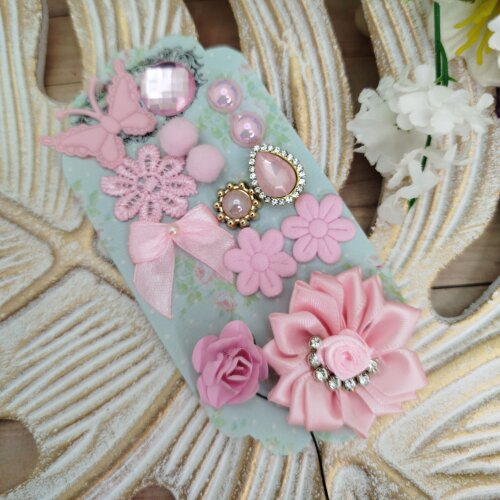 Kit de Ornamentos e Enfeites Coordenados Cor Rosa