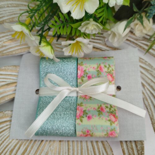 Kit de Fitas Floral Miudo e Lurex Tiffany