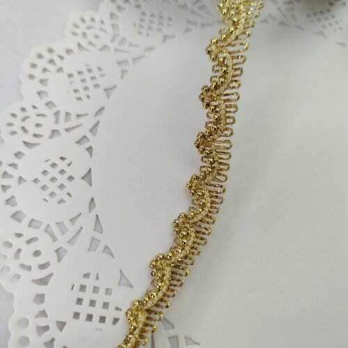 Galão Decorativo Dourado - Venda a Metro