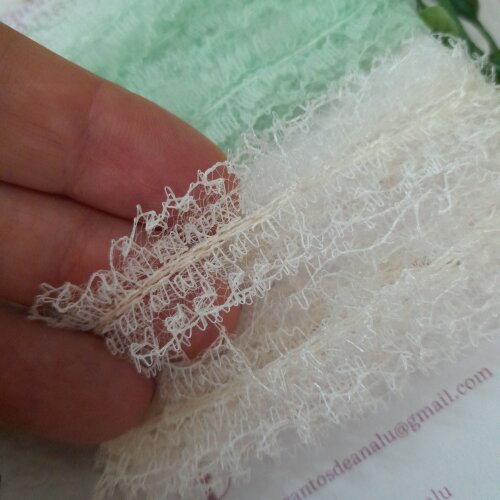 Kit de Rendas e Enfeites para Artesanato e Customização