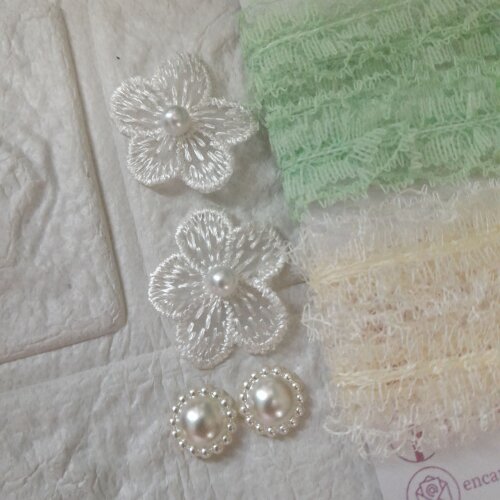 Kit de Rendas e Enfeites para Artesanato e Customização