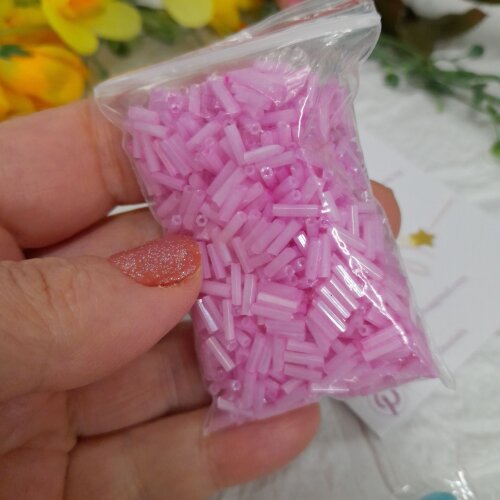 Mix de Canutilhos, Apliques Miçangas Coloridas