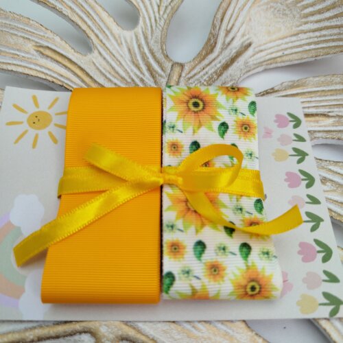 Kit de Fitas Decorativas - Girasol Amarelo