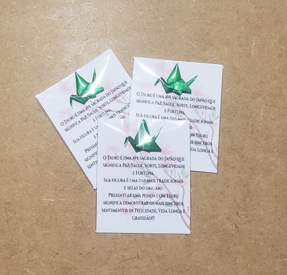 50 Cartão com tsuru