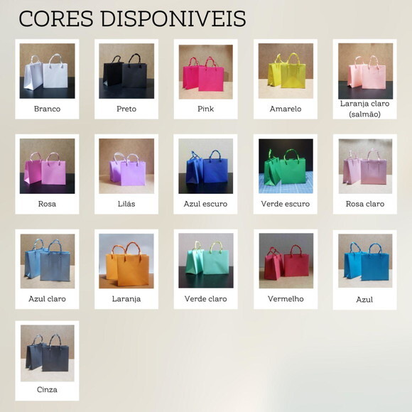 Mini Sacolinhas (pacote com 100 Unidades)