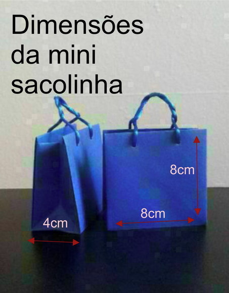 Mini Sacolinhas (pacote com 100 Unidades)