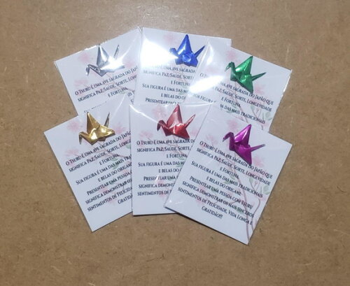20 Tsuru com Tags com Mensagem