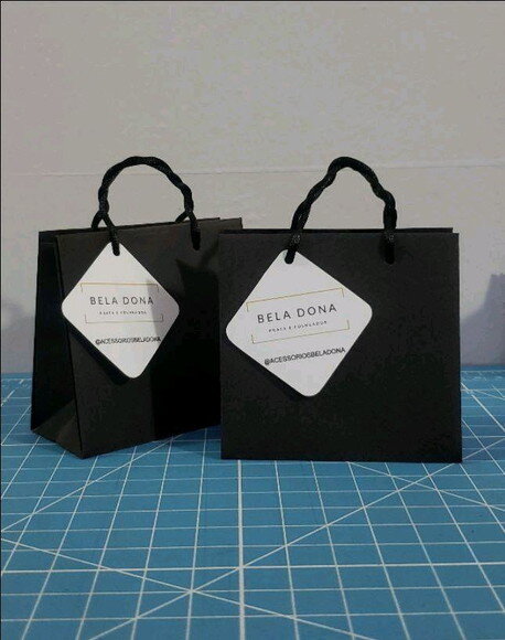 Mini Sacolinhas com Tags (pacote com 120 Unidades)