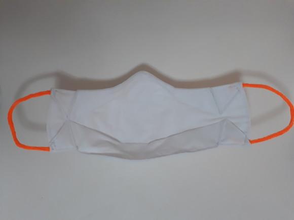 Máscara 3D 100% algodão, modelador nariz, elástico fluoresce