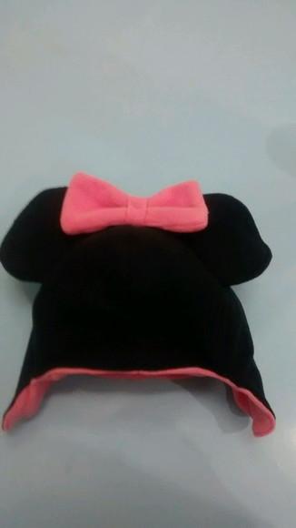 Touca infantil com tapa orelhas MINNIE