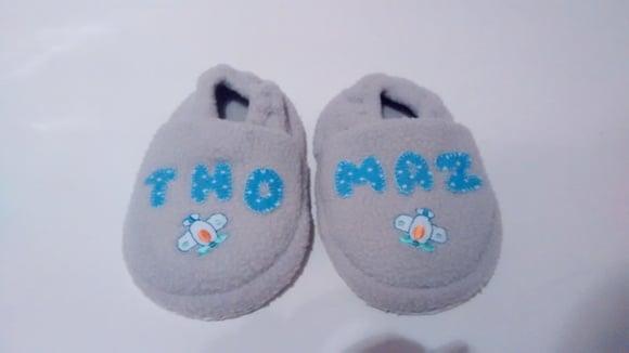 Pantufa para bebês -meninos 0 a 2 anos